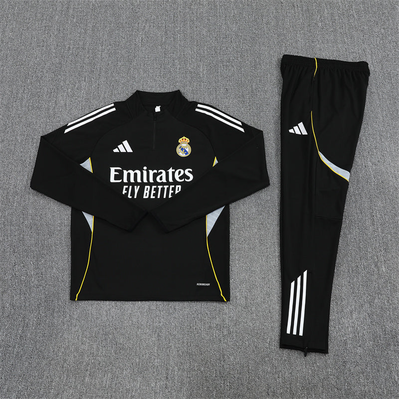 Entrenamiento Suit Real Madrid 25/26 Black - Invierno