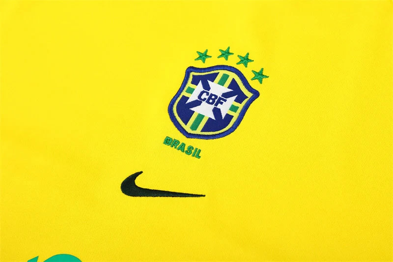 Brasil Manga Larga Entrenamiento suit 2002 Retro