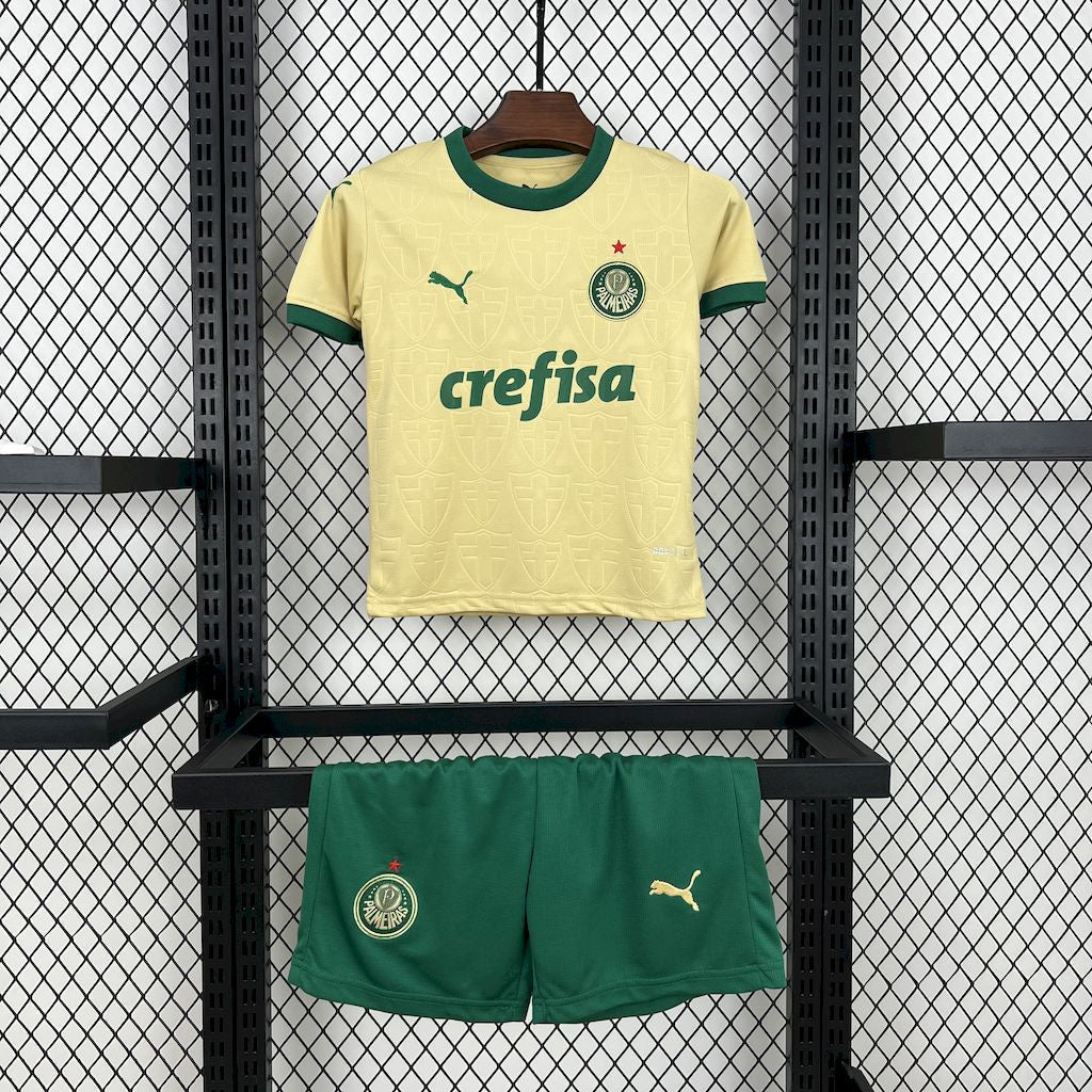 Niño Palmeiras 24/25 Tercera Equipación - Dourado