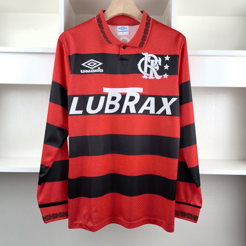 Camiseta Flamengo Retrô 1994 Manga Larga