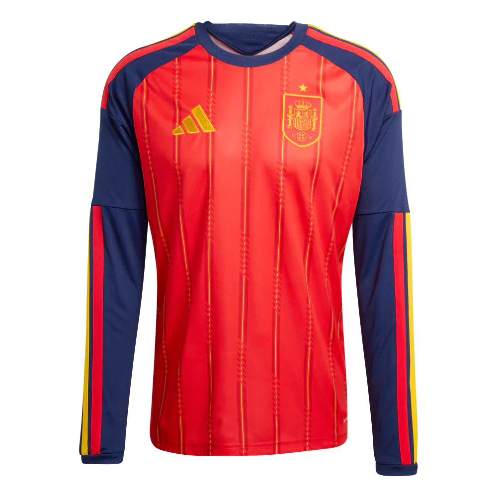 Camiseta España 2026 Primera Equipación Manga Larga Mundial