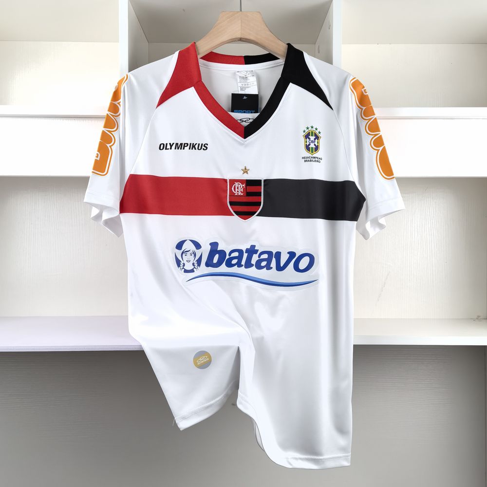 Camiseta Flamengo Retrô 2010 - Branco