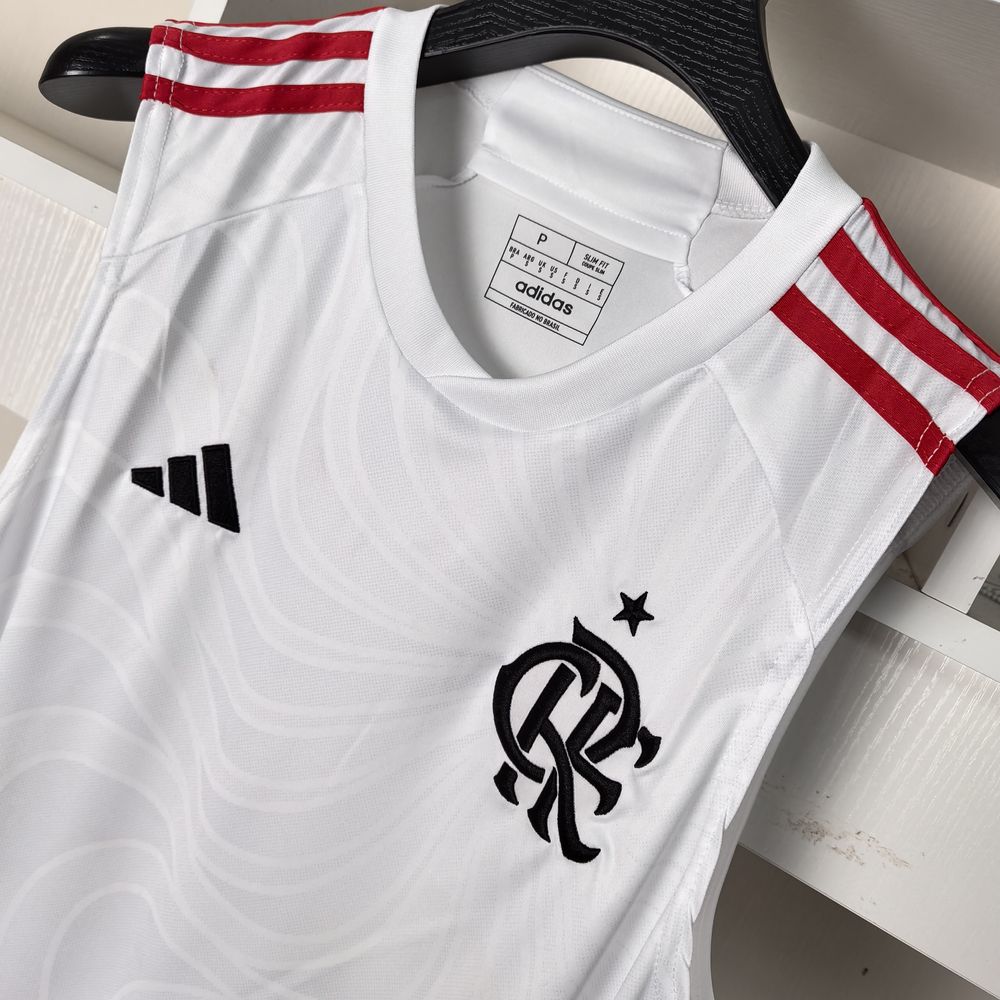 Camiseta Flamengo 24/25 Regata - Branco