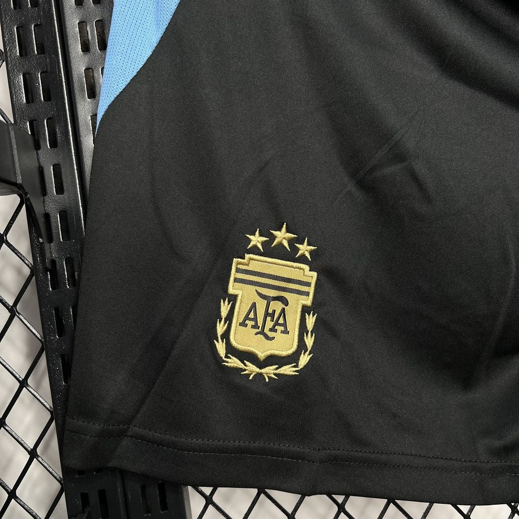 Pantalón Corto Argentina 2024/25 Primera Equipación Black