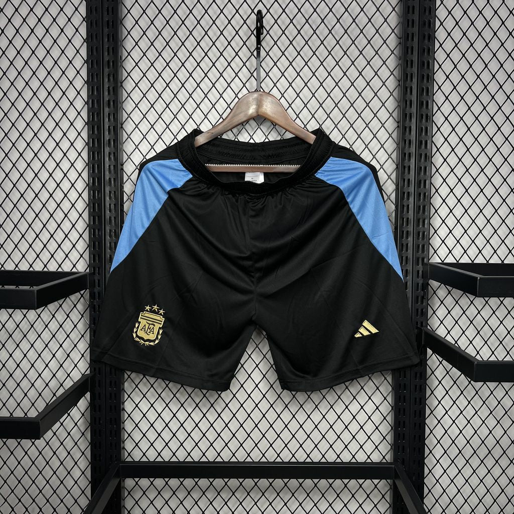 Pantalón Corto Argentina 2024/25 Primera Equipación Black