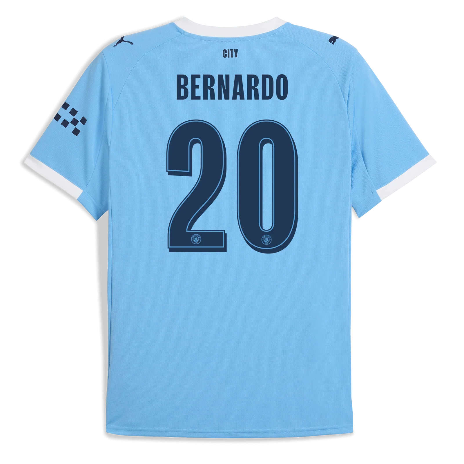 Camiseta Manchester City 25/26 Primera Equipación #20 BERNARDO