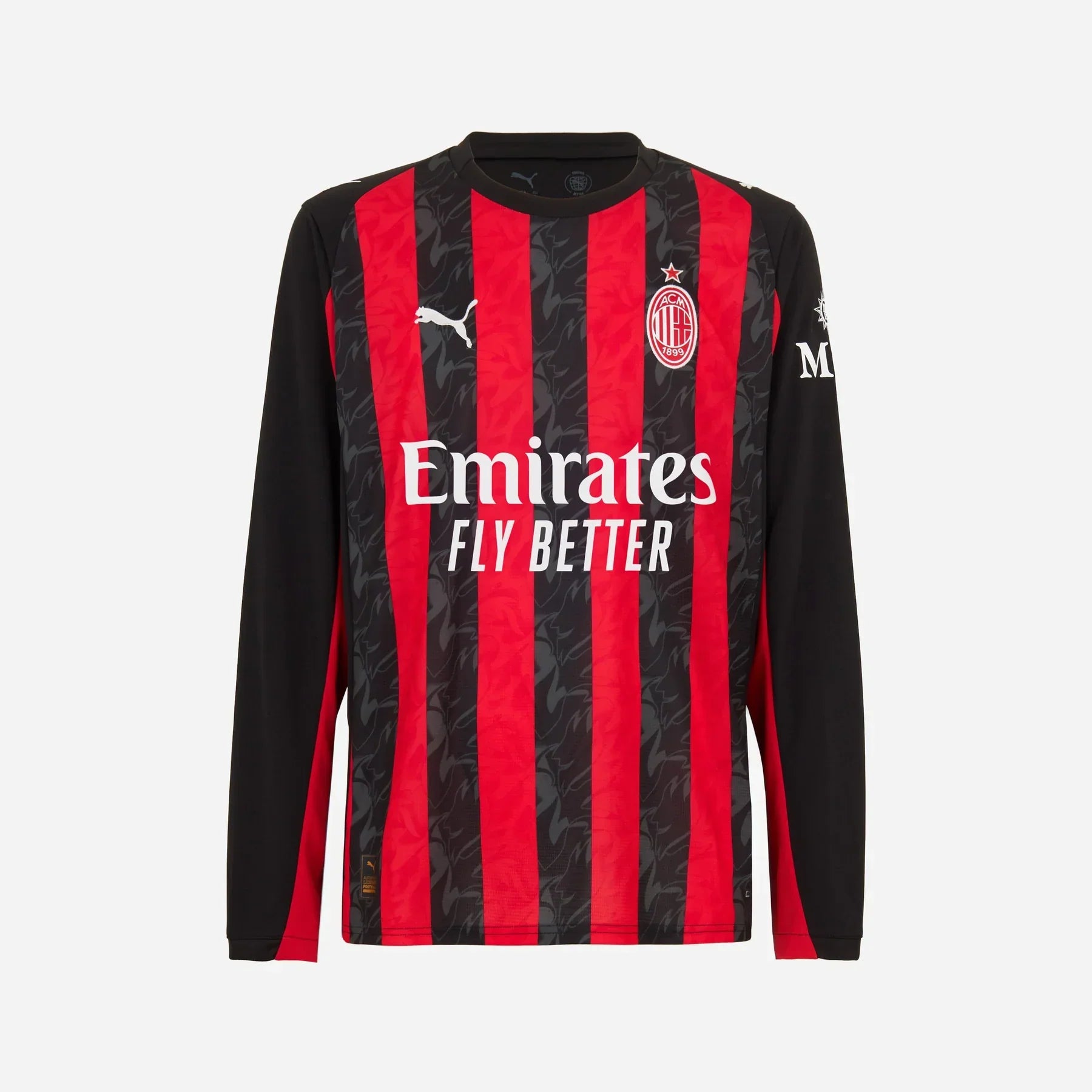 Camiseta Milan 25/26 Manga Larga Primera Equipación
