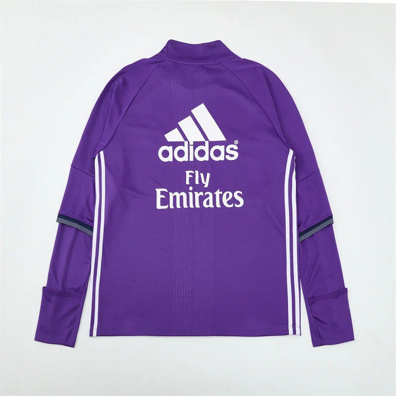 Real Madrid Manga Larga Entrenamiento suit 2016-17 Retro