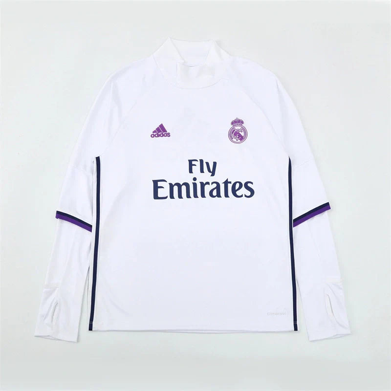 Real Madrid Manga Larga Entrenamiento suit 2016-17 Retro