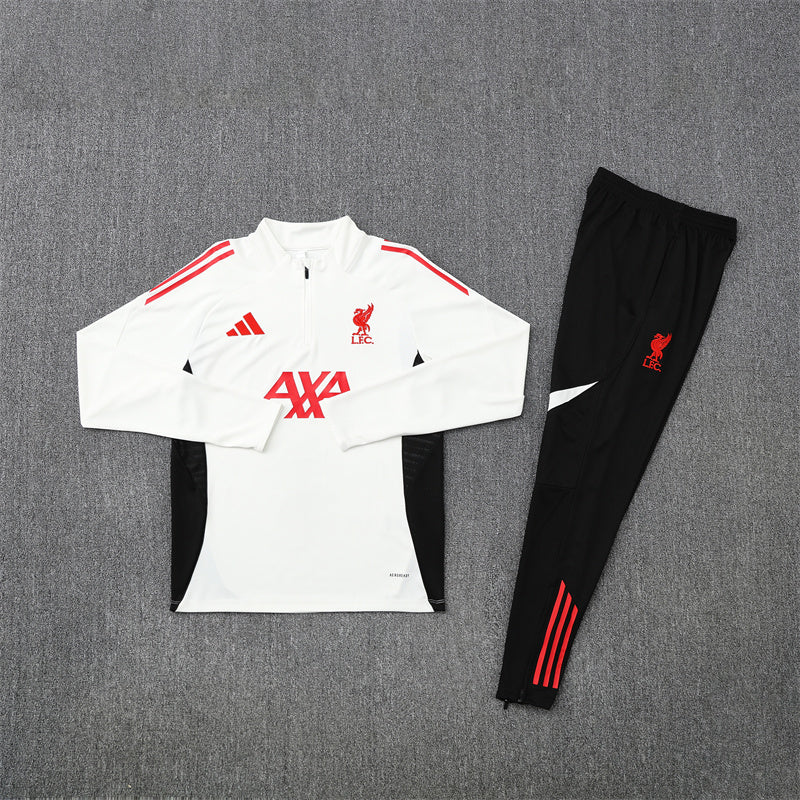 Entrenamiento Suit Liverpool 25/26 White - Invierno