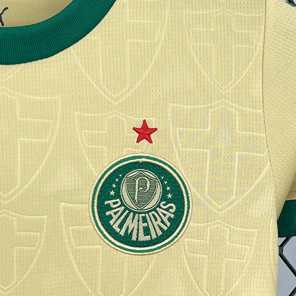 Niño Palmeiras 24/25 Tercera Equipación - Dourado