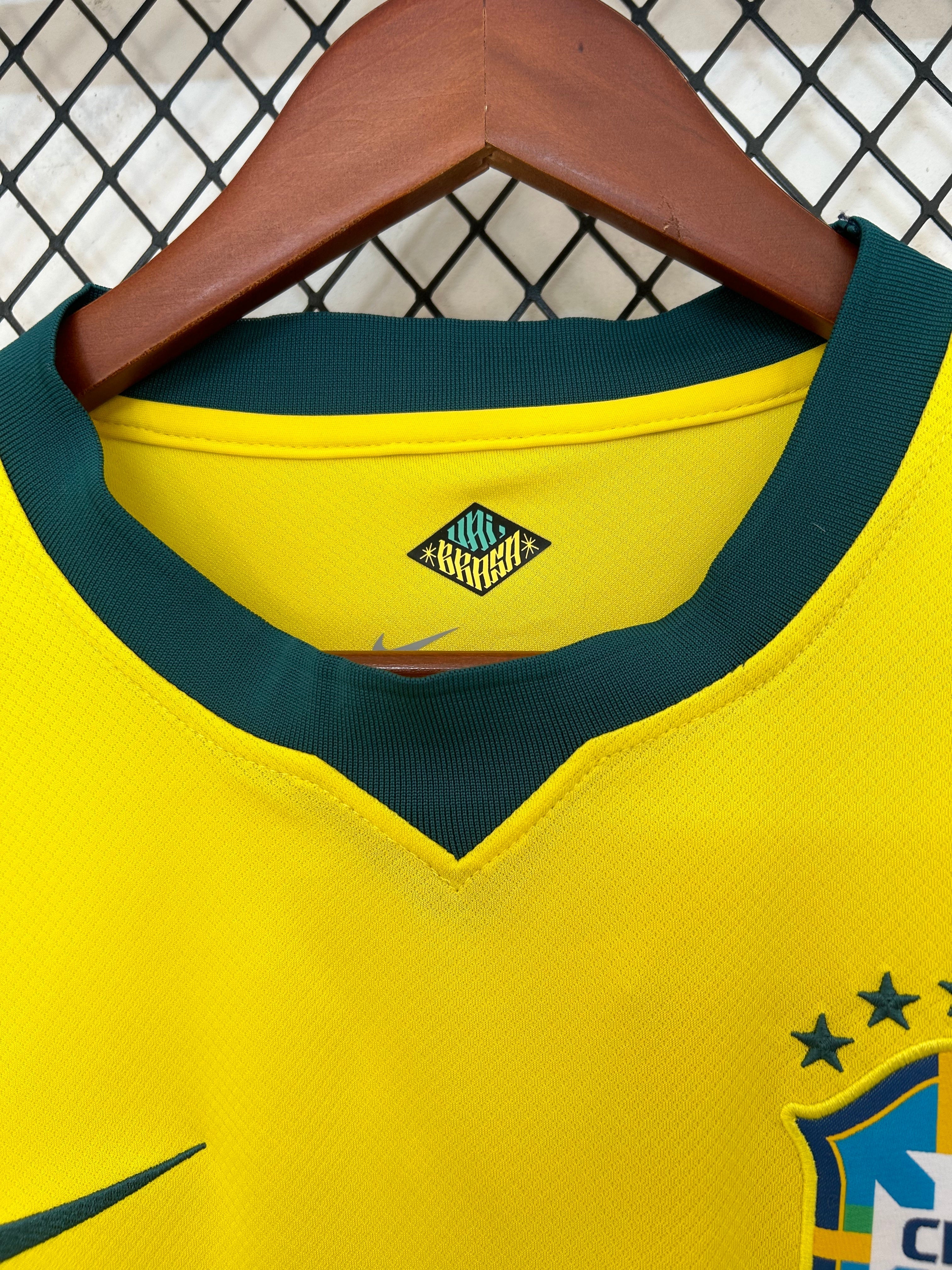 Camiseta Mujer Brasil 2026 Mundial Nike - Yellow