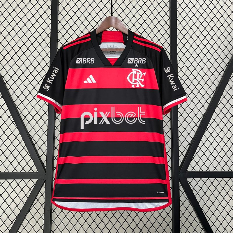 Camiseta 24∕25 Flamengo Primera Equipación+All sponsors