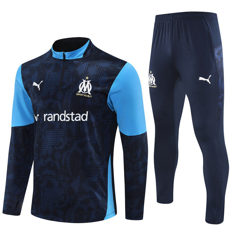 Entrenamiento Suit Marseille 25/26 Blue - Invierno