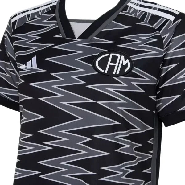 Camiseta Atlético Mineiro Feminina Tercera Equipación 24/25 - Preta