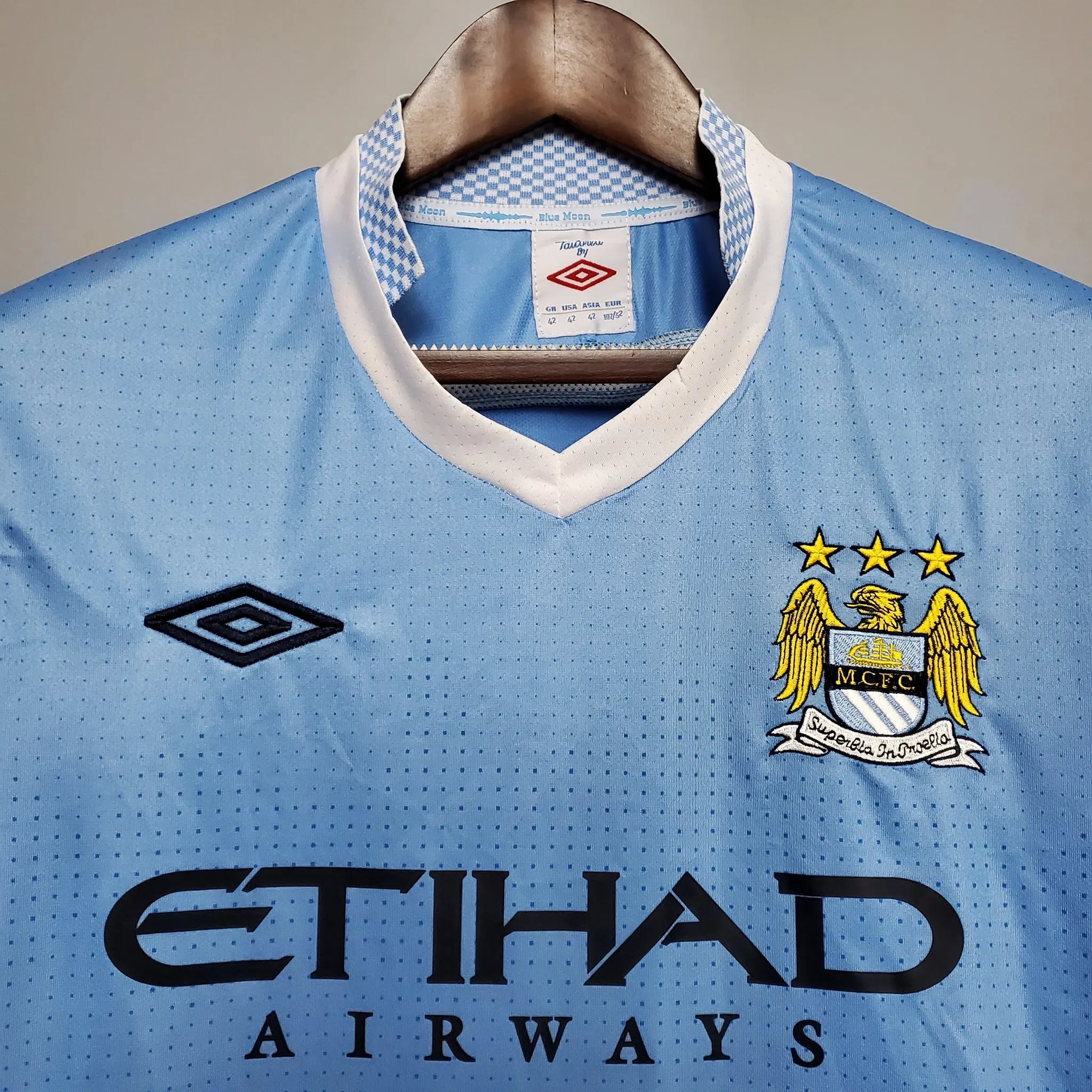 Camiseta Aguero Manchester City 11-12 Legend