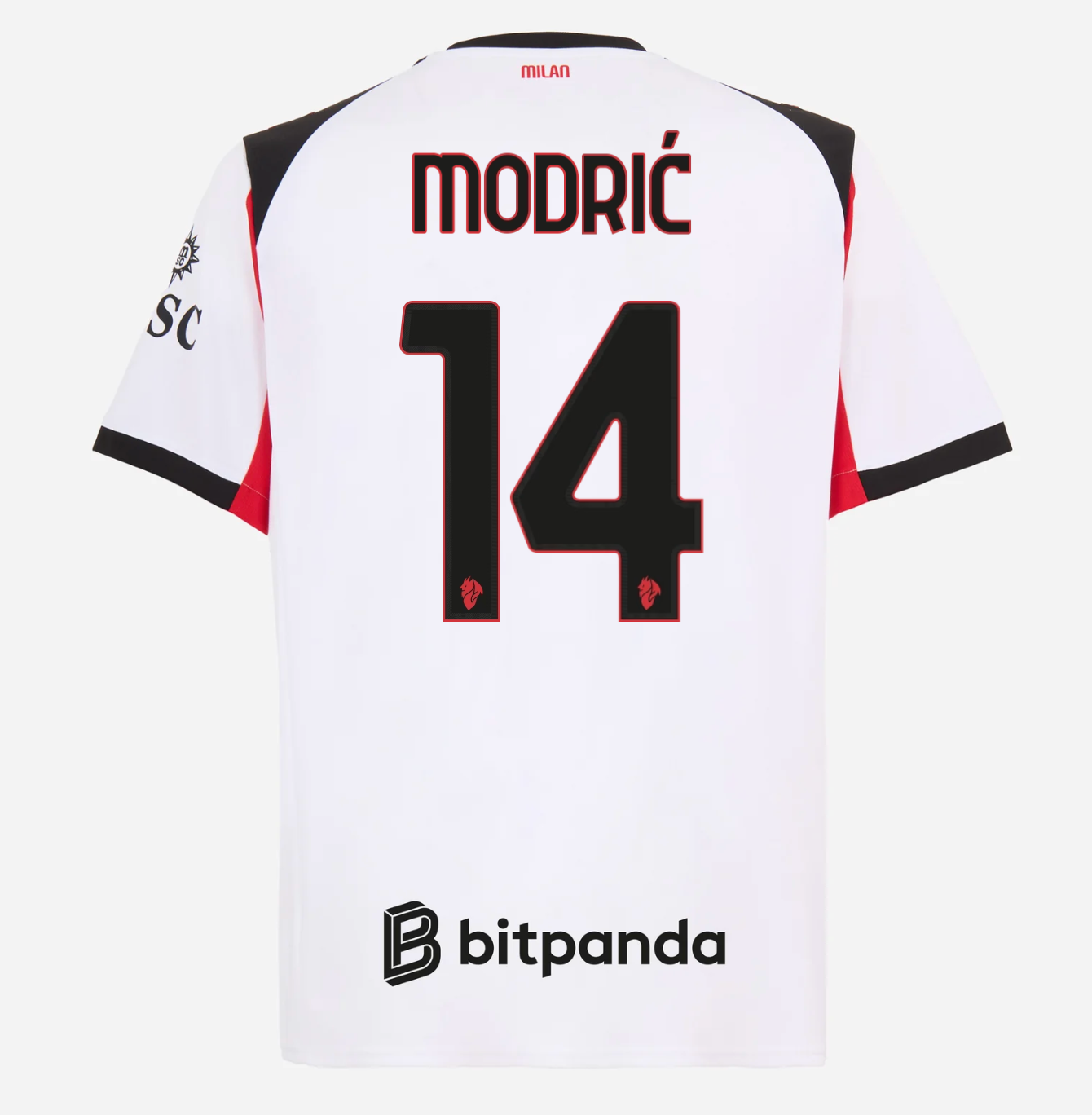 Camiseta Milan 25/26 Segunda Equipación #14 Modrić