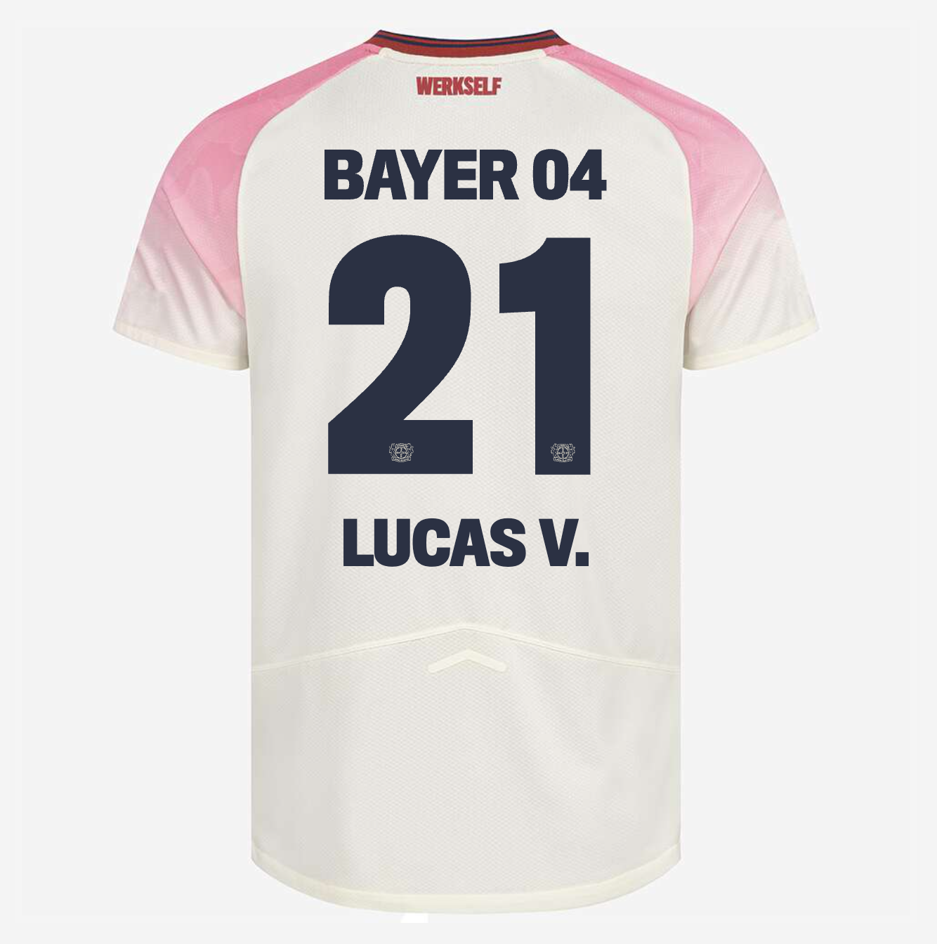 Camiseta Bayer Leverkusen 25/26 Segunda Equipación #21 LUCAS V.