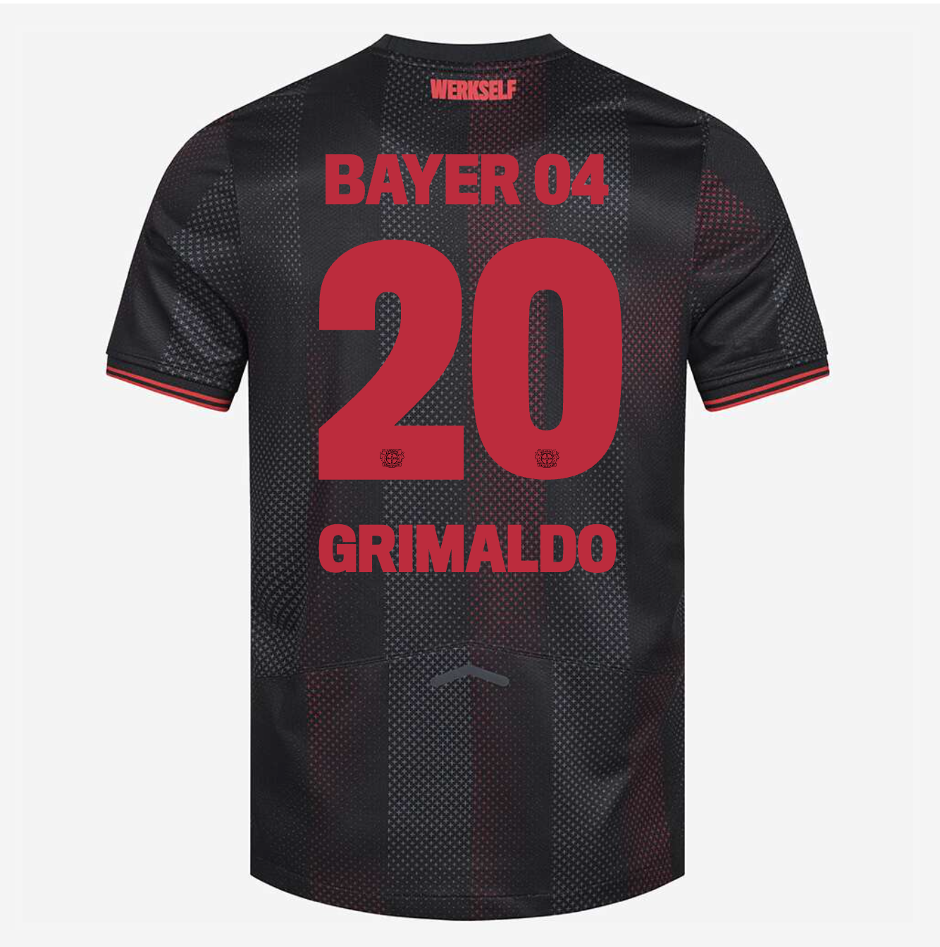 Camiseta Bayer Leverkusen 25/26 Primera Equipación #20 GRIMALDO