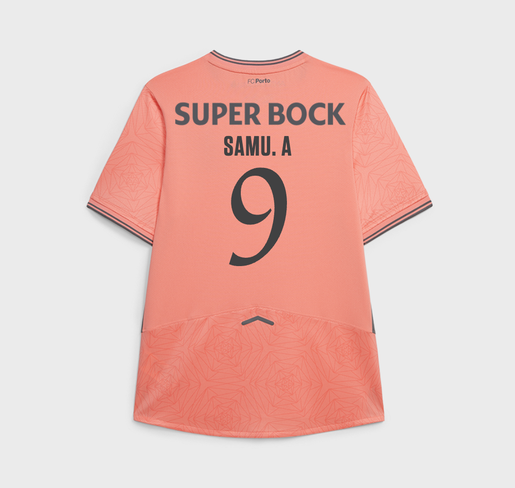Camiseta Porto 25/26 Segunda Equipación #9 Samu. A