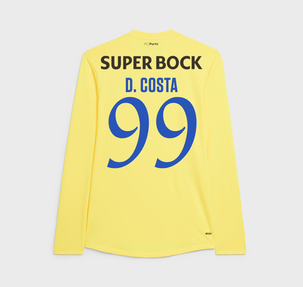 Camiseta Porto 25/26 Portero #99 D. Costa