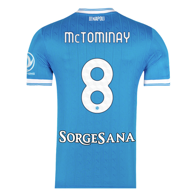 Camiseta Napoli 25/26 Primera Equipación #8 MCTOMINAY