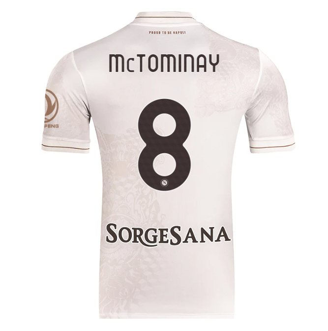 Camiseta Napoli 25/26 Segunda Equipación #8 MCTOMINAY