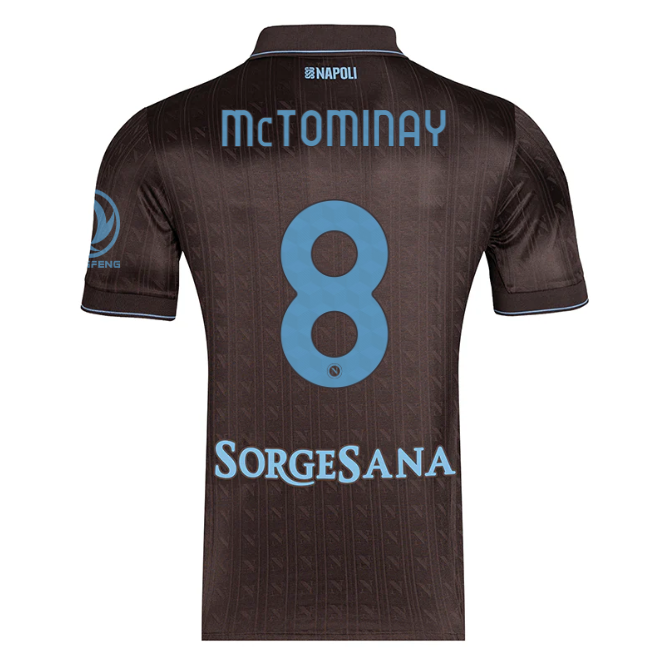 Camiseta Napoli 25/26 Tercera Equipación #8 MCTOMINAY
