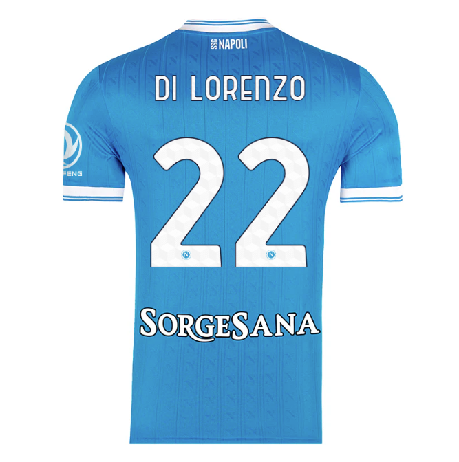 Camiseta Napoli 25/26 Primera Equipación #22 DI LORENZO