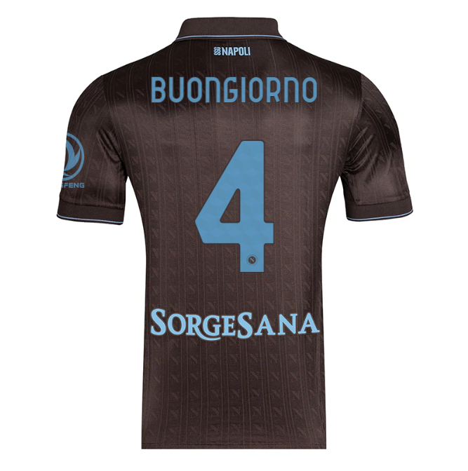 Camiseta Napoli 25/26 Tercera Equipación #4 Buongiorno