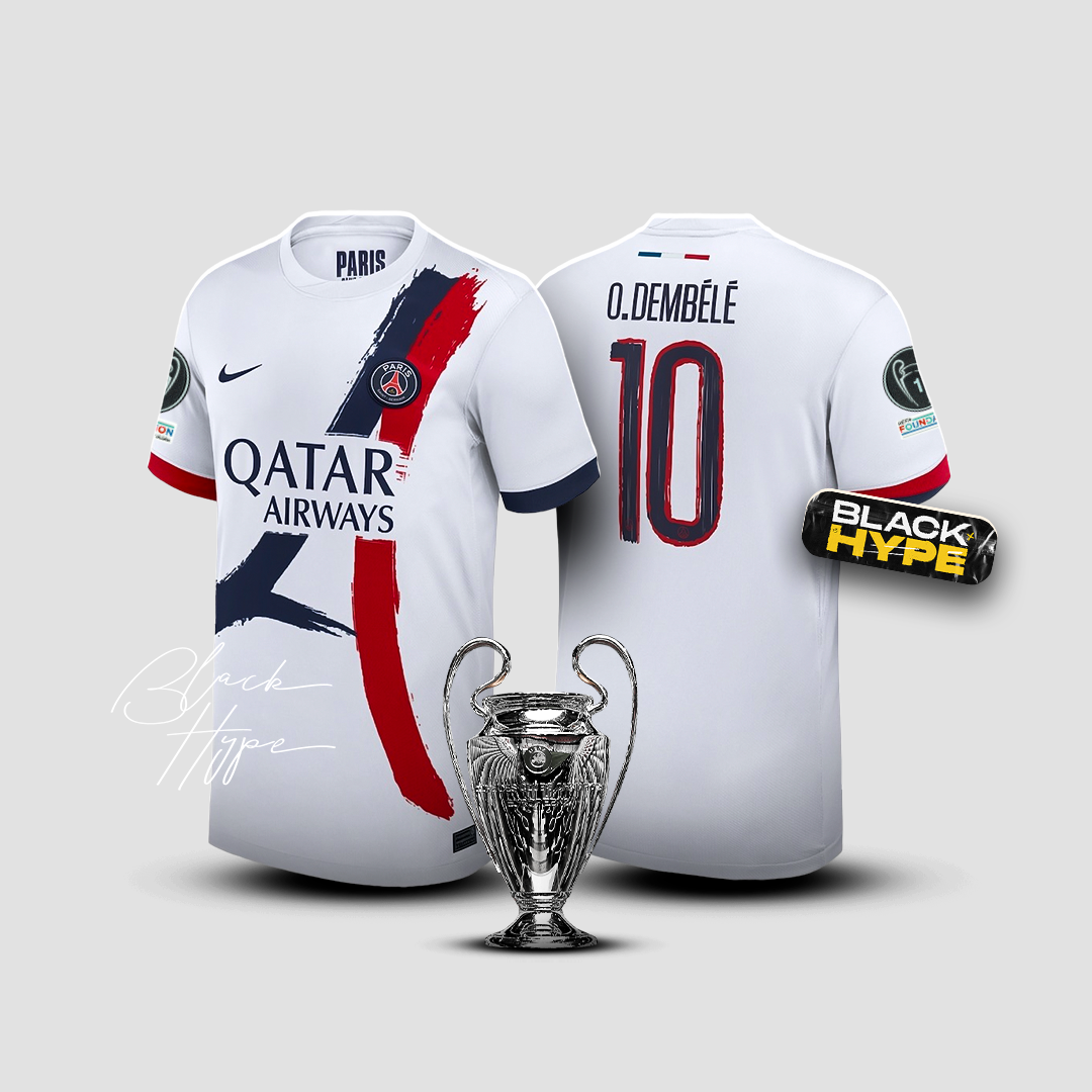 Camiseta Dembele PSG 24/25 Segunda Equipación - Champions League