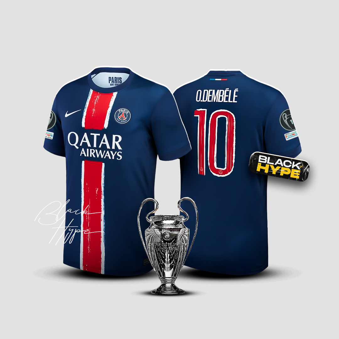 Camiseta Dembele PSG 24/25 Primera Equipación - Champions League