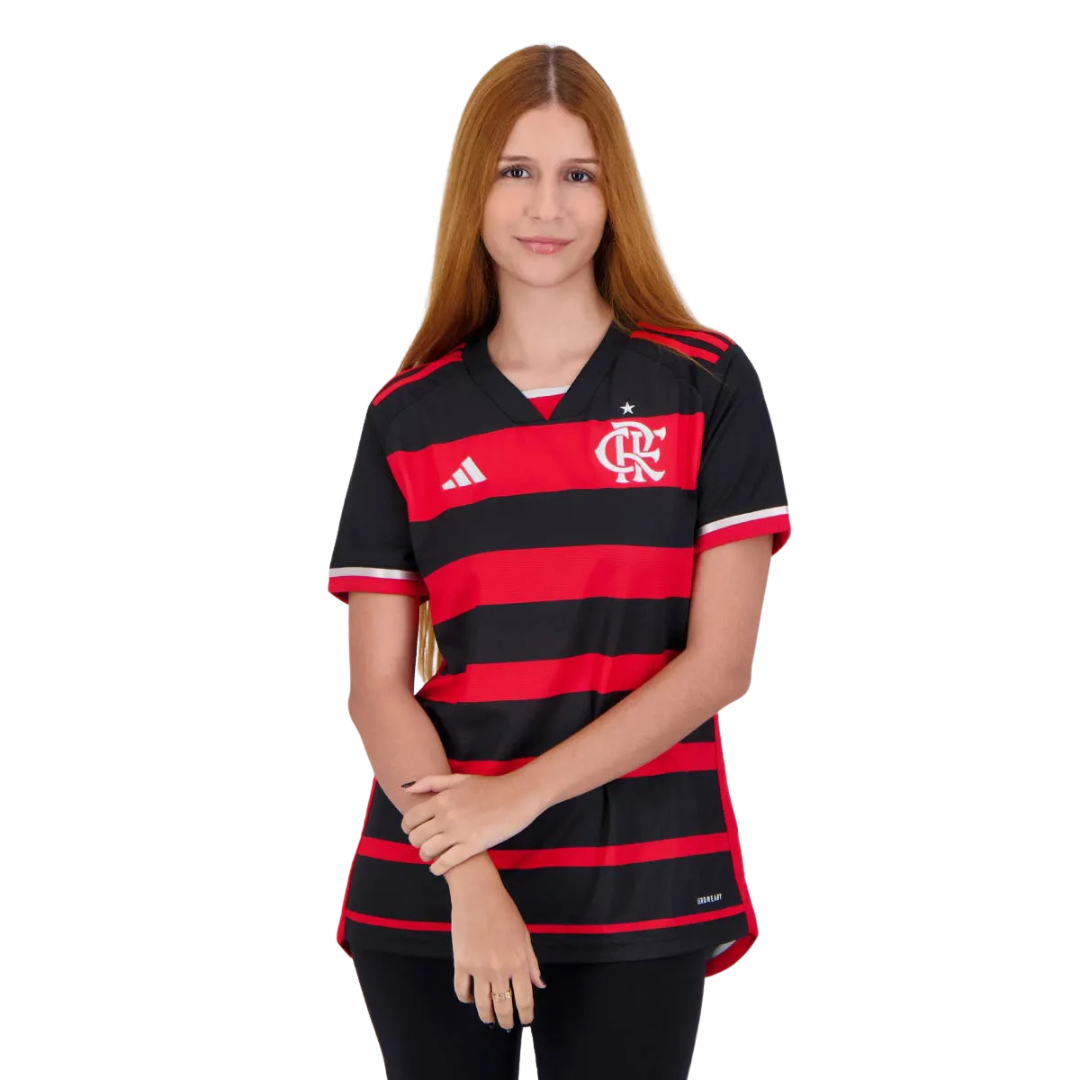 Camiseta Flamengo Feminina Adidas 2024/25 Primera Equipación
