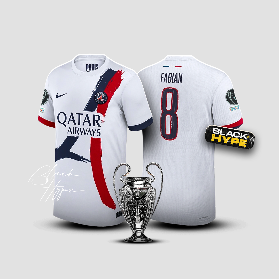 Camiseta Fabian Ruiz PSG 24/25 Segunda Equipación - Champions League