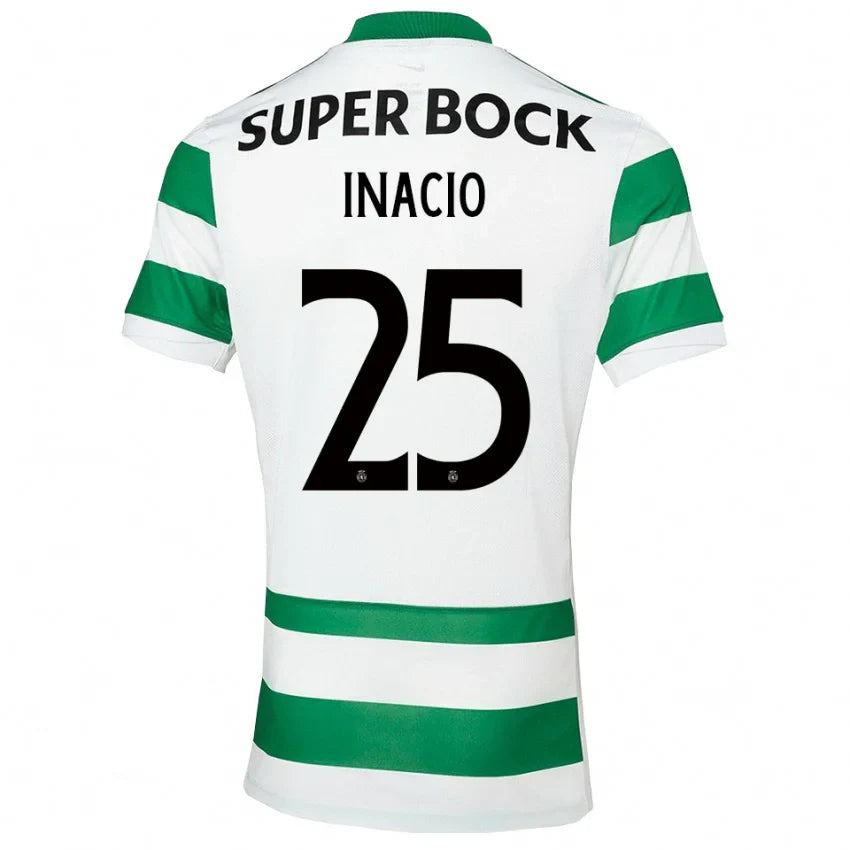 Camiseta Sporting 25/26 Primera Equipación #25 G. INÁCIO
