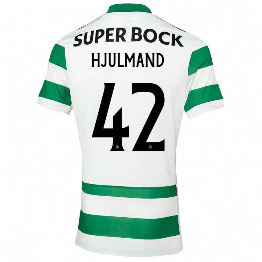 Camiseta Sporting 25/26 Primera Equipación #42 Hjulmand