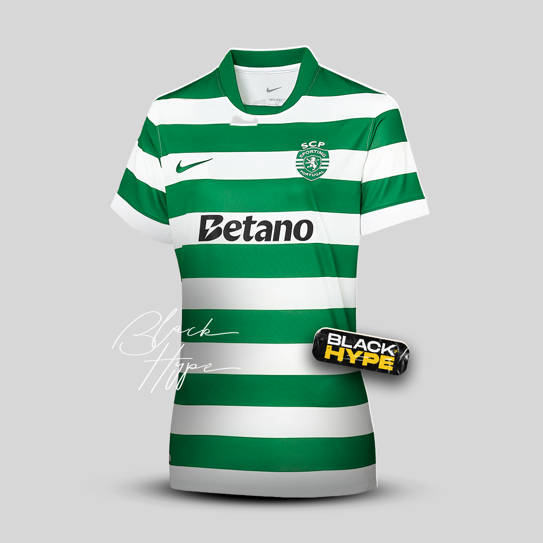 Camiseta Feminina Sporting 25/26 Primera Equipación
