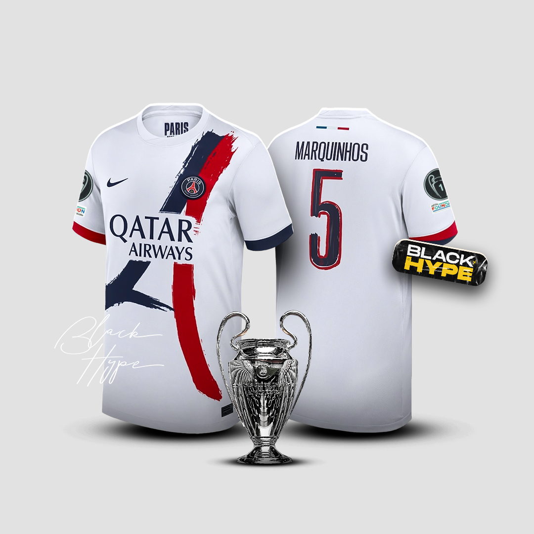 Camiseta Marquinhos PSG 24/25 Segunda Equipación - Champions League