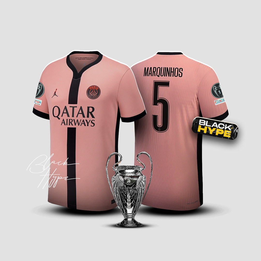Camiseta Marquinhos PSG 24/25 Tercera Equipación - Champions League