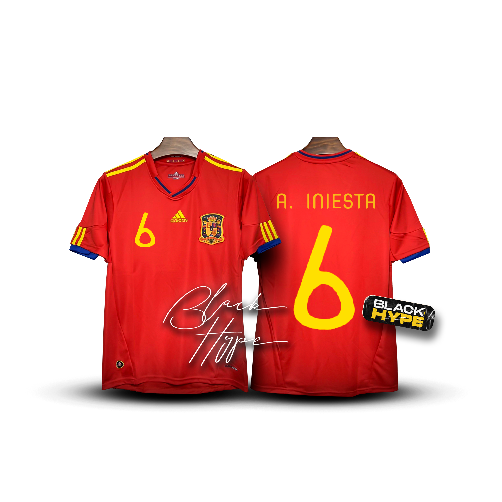 Camiseta Iniesta España 2010 Legend