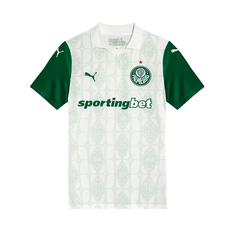 Camiseta Palmeiras Feminina Segunda Equipación 25/26 - Branca