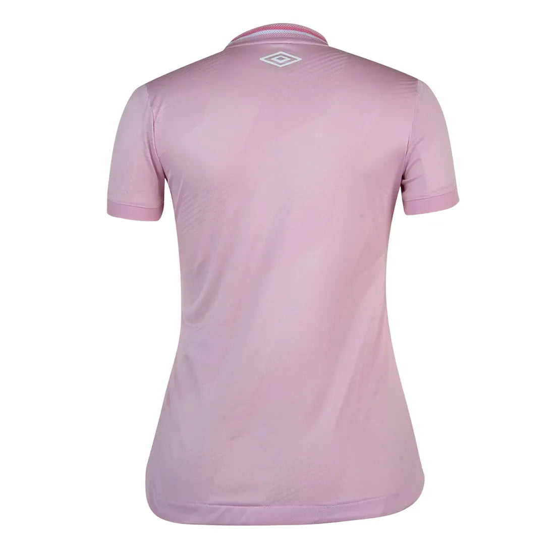 Camiseta Santos Feminina Outubro Rosa 24/25 - Rosa