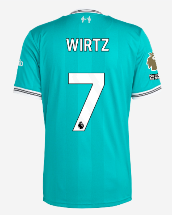 Camiseta Liverpool 25/26 Tercera Equipación #7 WIRTZ