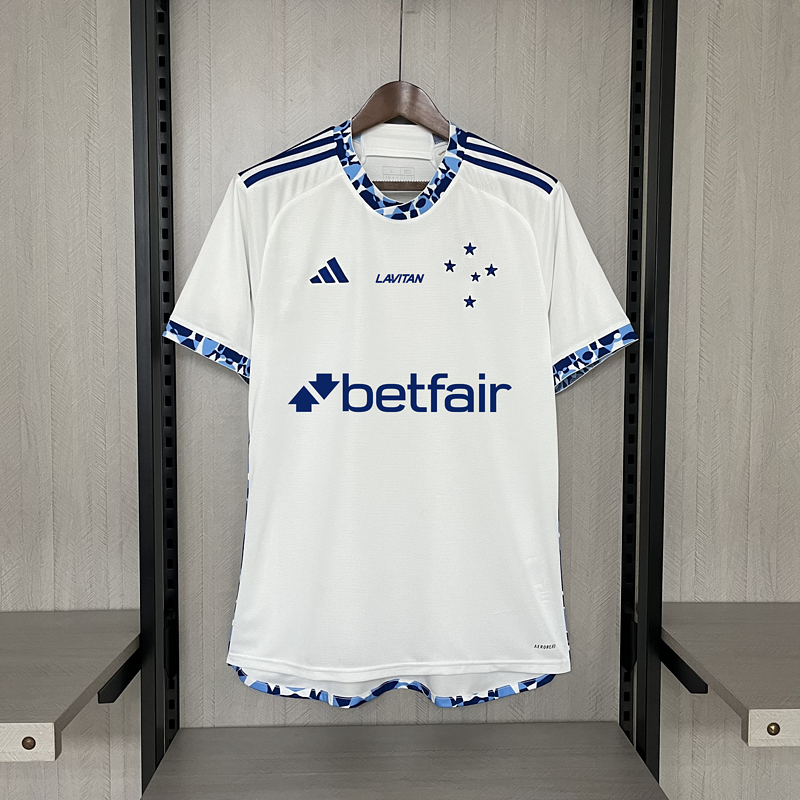 Camiseta 24∕25 Cruzeiro Segunda Equipación All sponsors