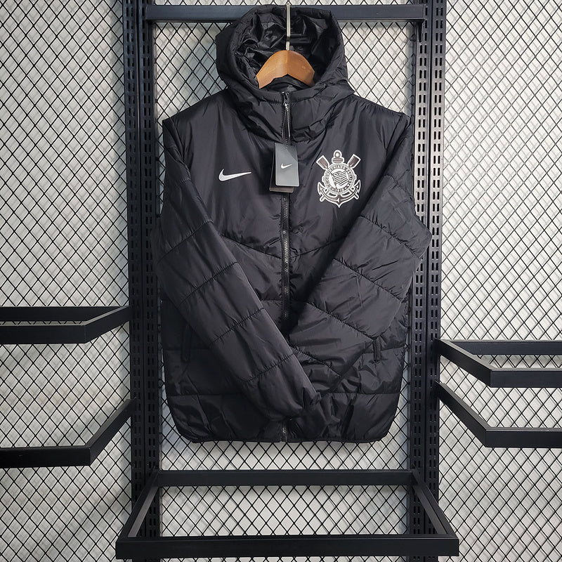 Puffer Chaqueta Corinthians- Preto
