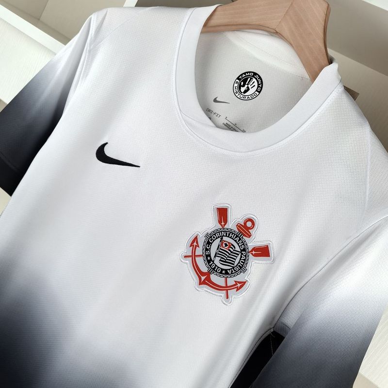 Camiseta do Corinthians I 24/25 - Preto e Branco