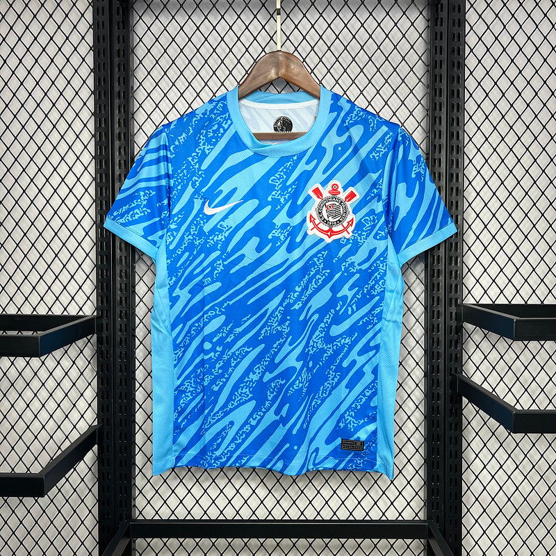 Camiseta 24/25 Corinthians Goleiro - Azul