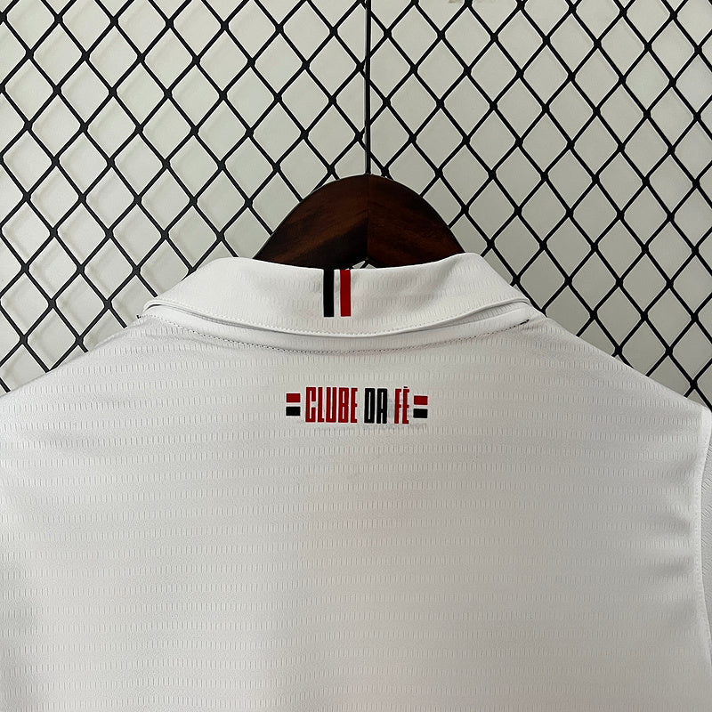 Camiseta Feminina do São Paulo Primera Equipación I 24/25 - Branco