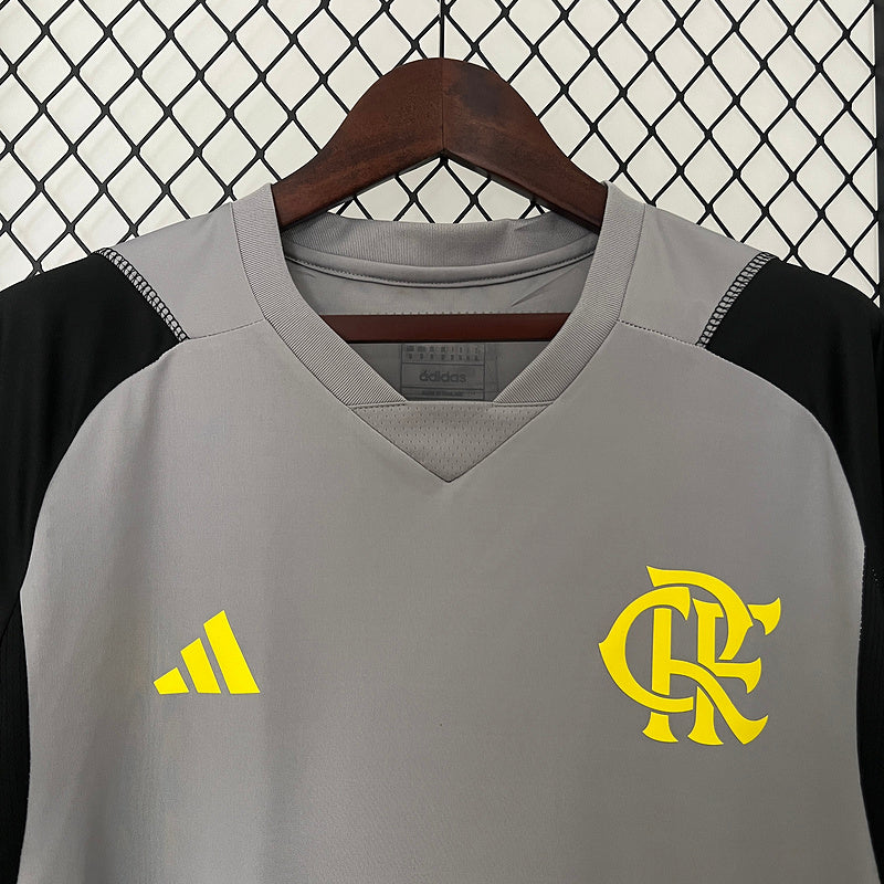 Camiseta Flamengo Treino 24/25 Cinza