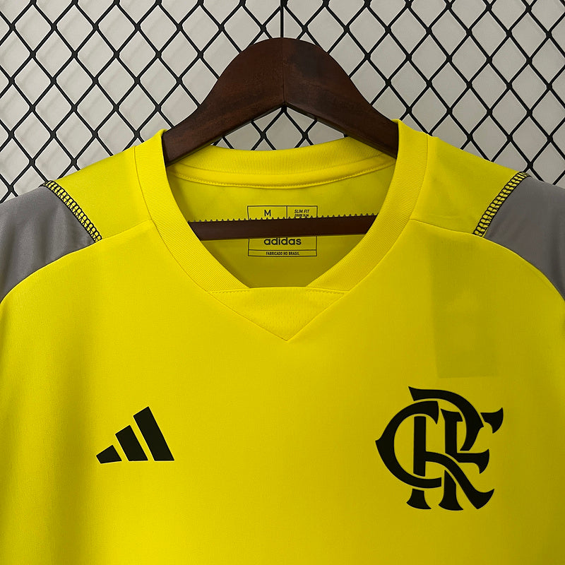 Camiseta Flamengo Treino 24/25 Amarelo